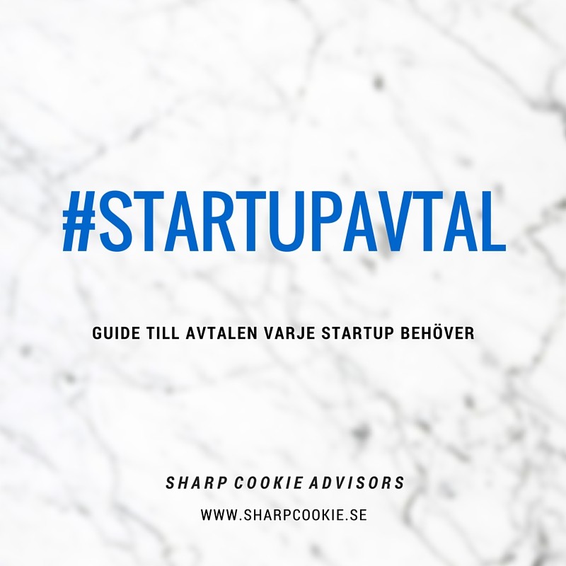 avtal, startup, investerarvänligt
