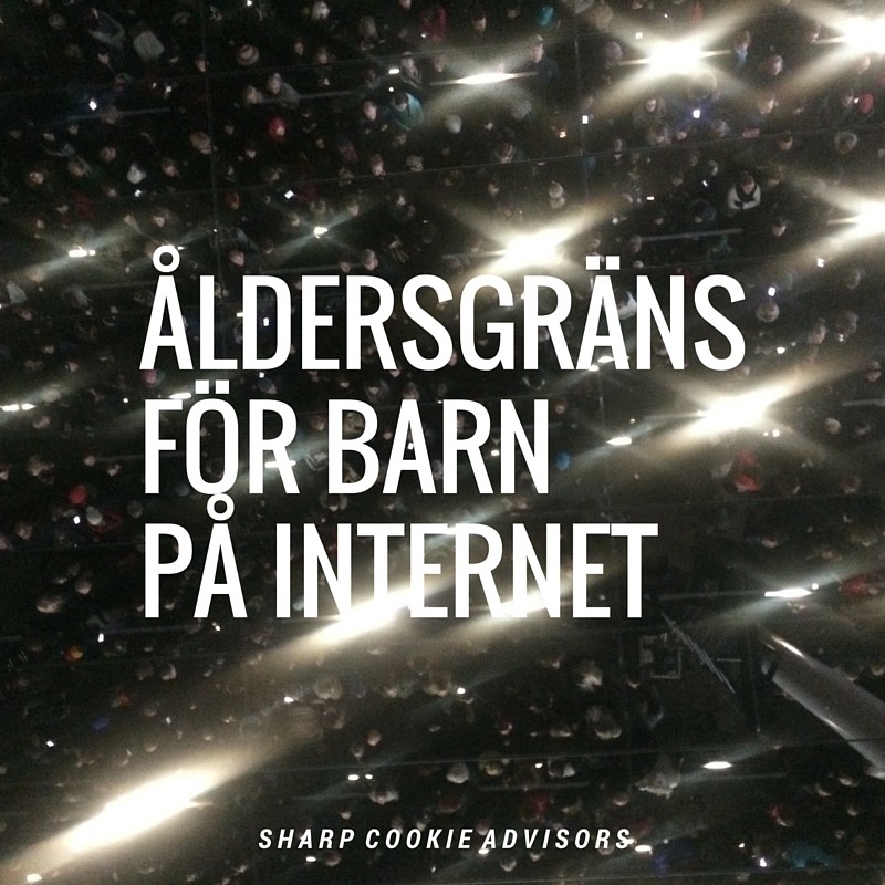Åldergräns för barn på internet