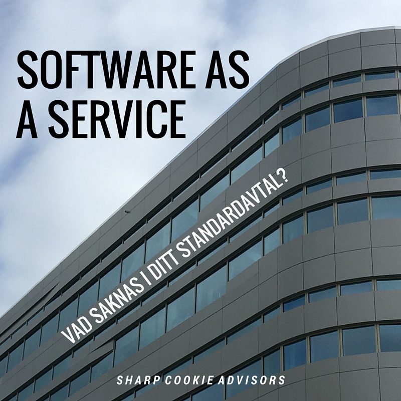 Software as a Service avtal
