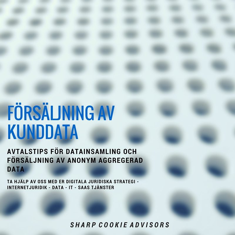 Forsaljning av kunddata